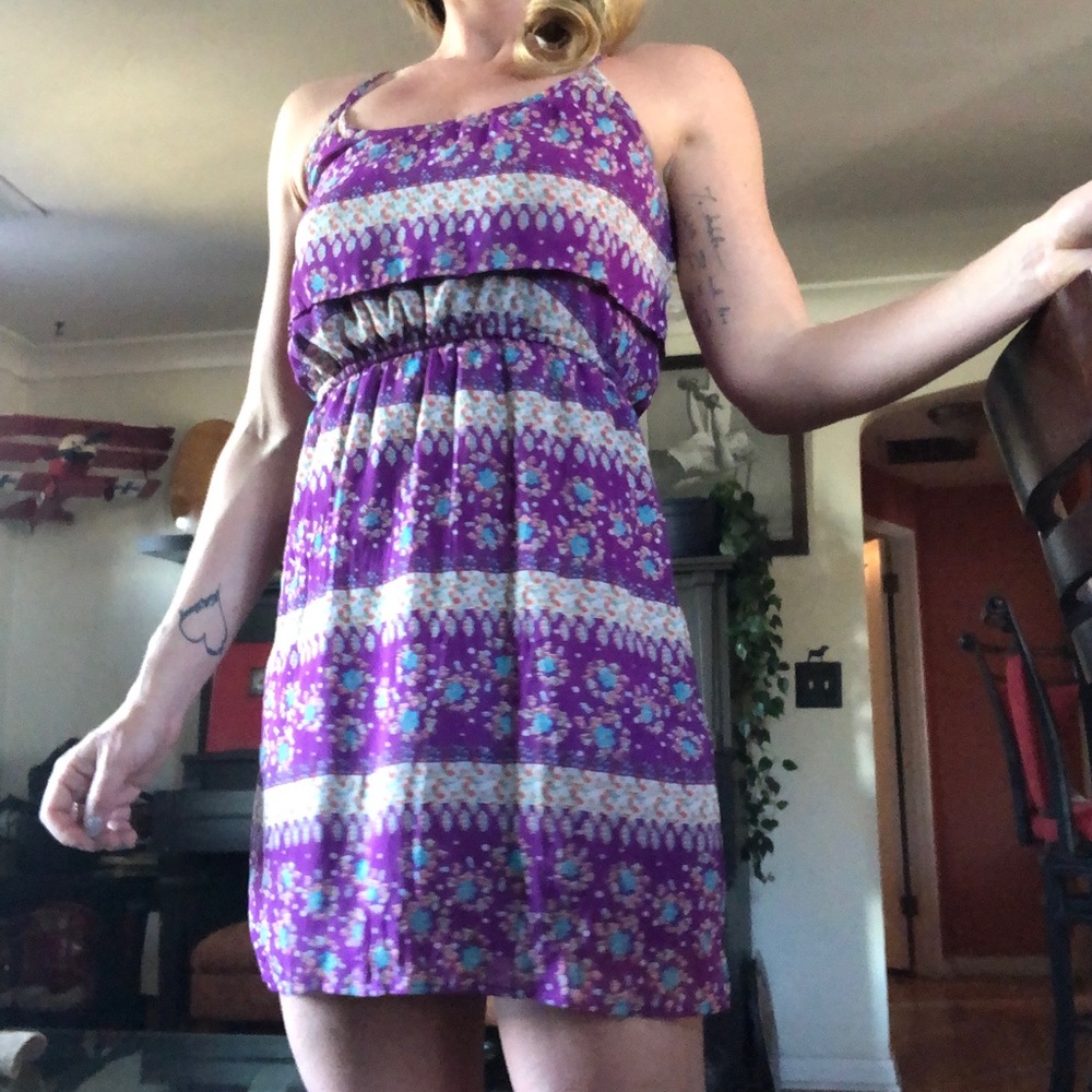 Spring floral dress-